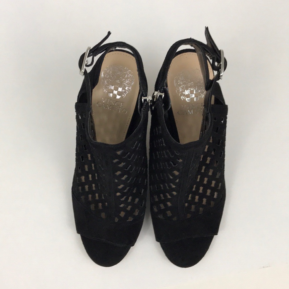 Vince Camuto Emperla Suede Heels - Picture 3 of 7